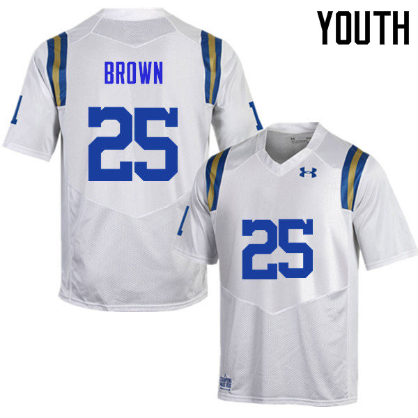 Youth #25 Antonio Brown UCLA Bruins Under Armour College Football Jerseys Sale-White